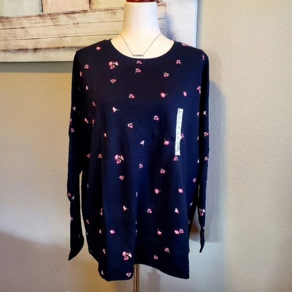Sonoma Tops - SONOMA | Everyday Crewneck Long Sleeve Top sz 4X